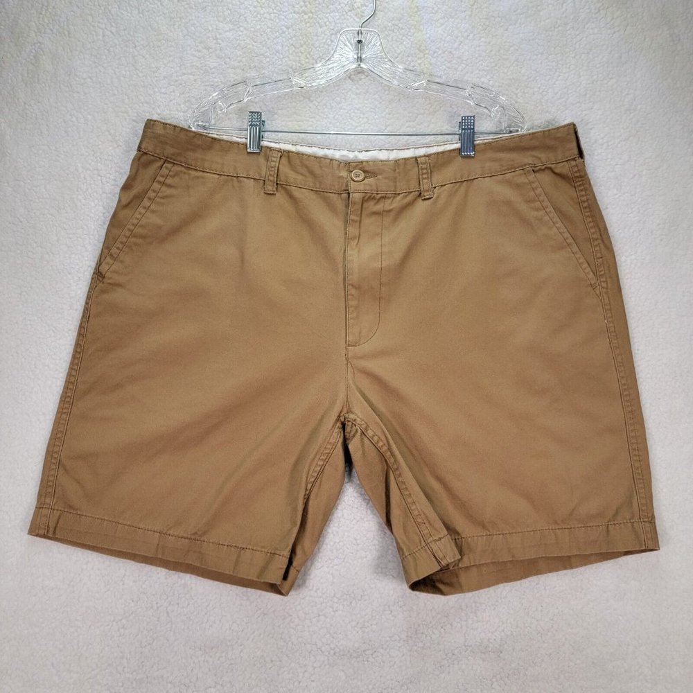 St. John's Bay Brown Pure Cotton High Rise Classic Preppy Chino Shorts